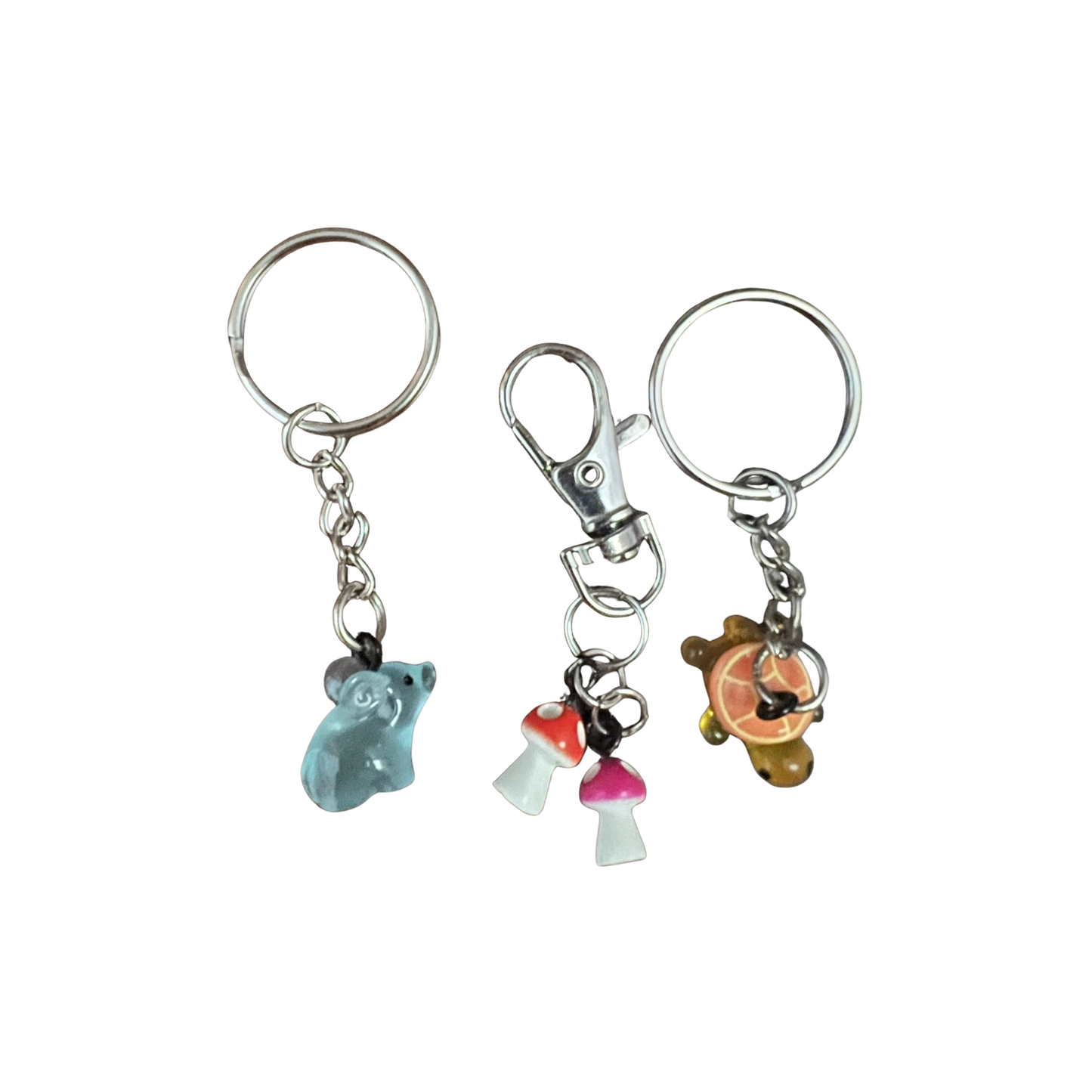 Glow in the Dark Animal Keychains