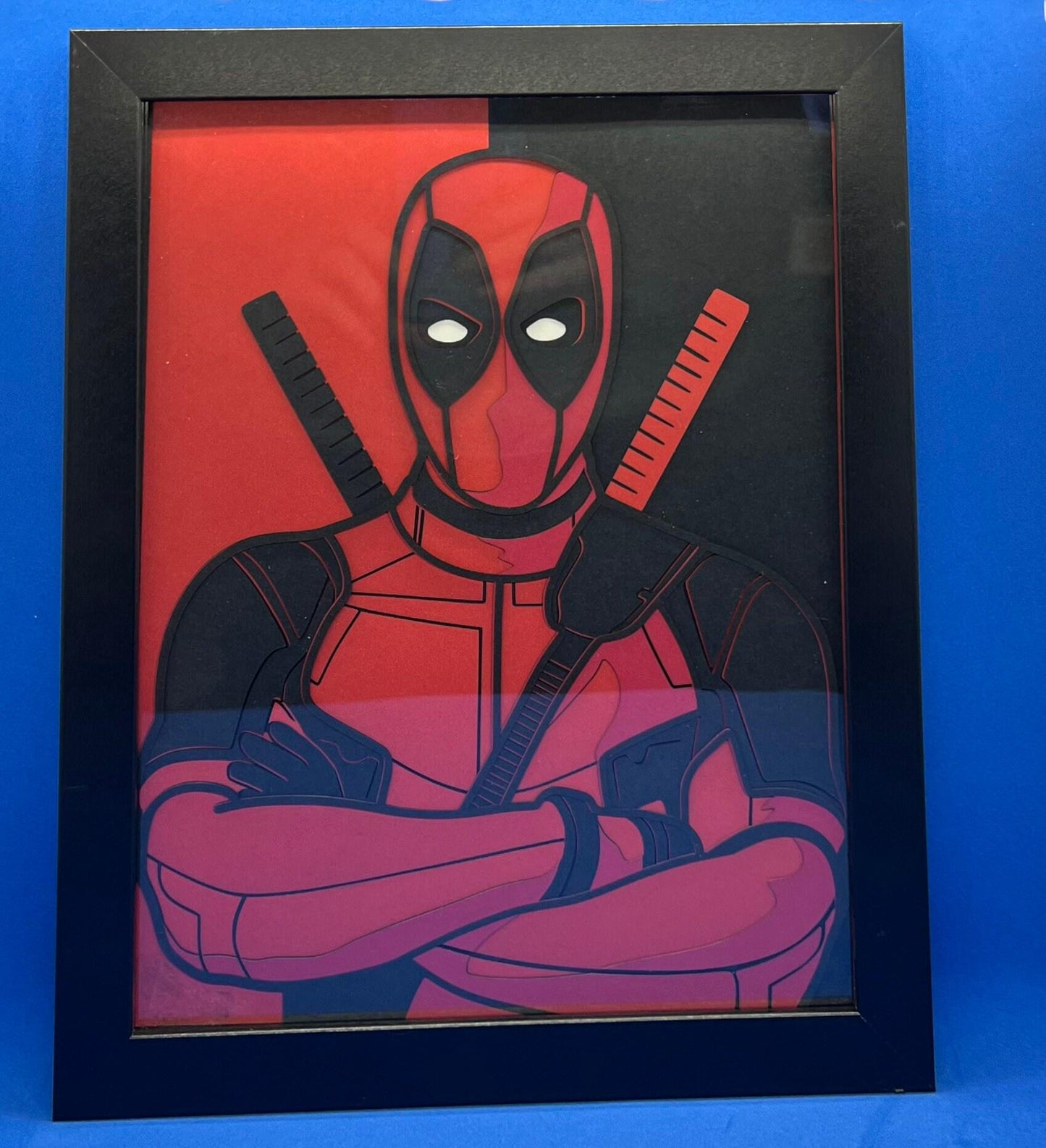 Deadpool 3D Layered Framed Picture