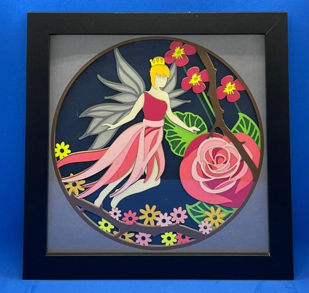 Fairy Princess 3D Layered Framed Picture