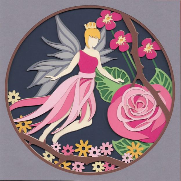 Fairy Princess 3D Layered Framed Picture