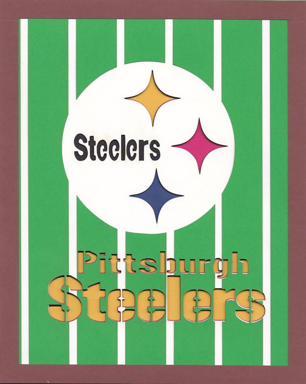 Steelers 3D Layered Framed Picture