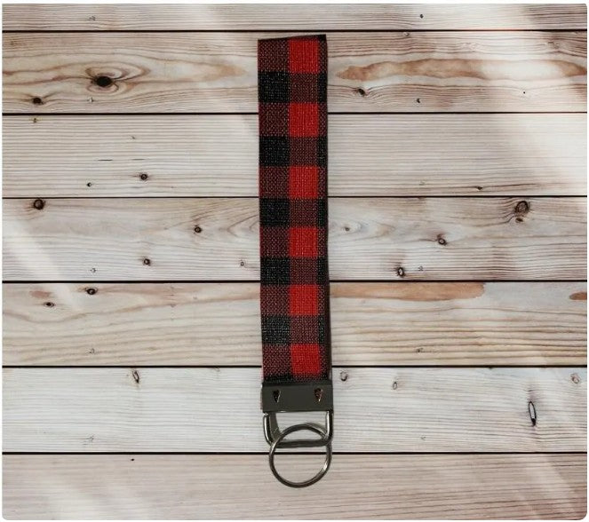 Keyrings wristlet strap, faux leather key ring for bag strap, lanyards, wrist key fob, id badge keychain Set 2