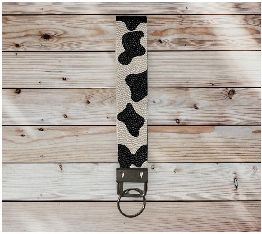 Keyrings wristlet strap, faux leather key ring for bag strap, lanyards, wrist key fob, id badge keychain