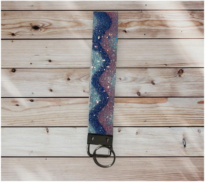 Keyrings wristlet strap, faux leather key ring for bag strap, lanyards, wrist key fob, id badge keychain