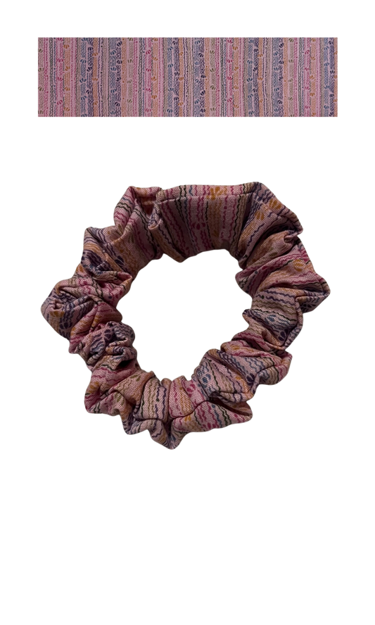 Mauve/pink with textured vertical stripes