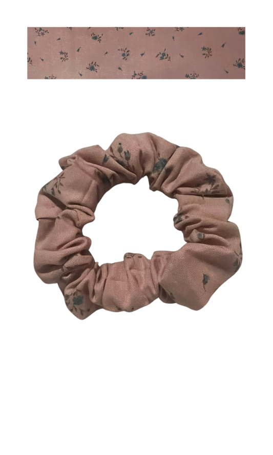 Soft pink/beige with delicate floral specks