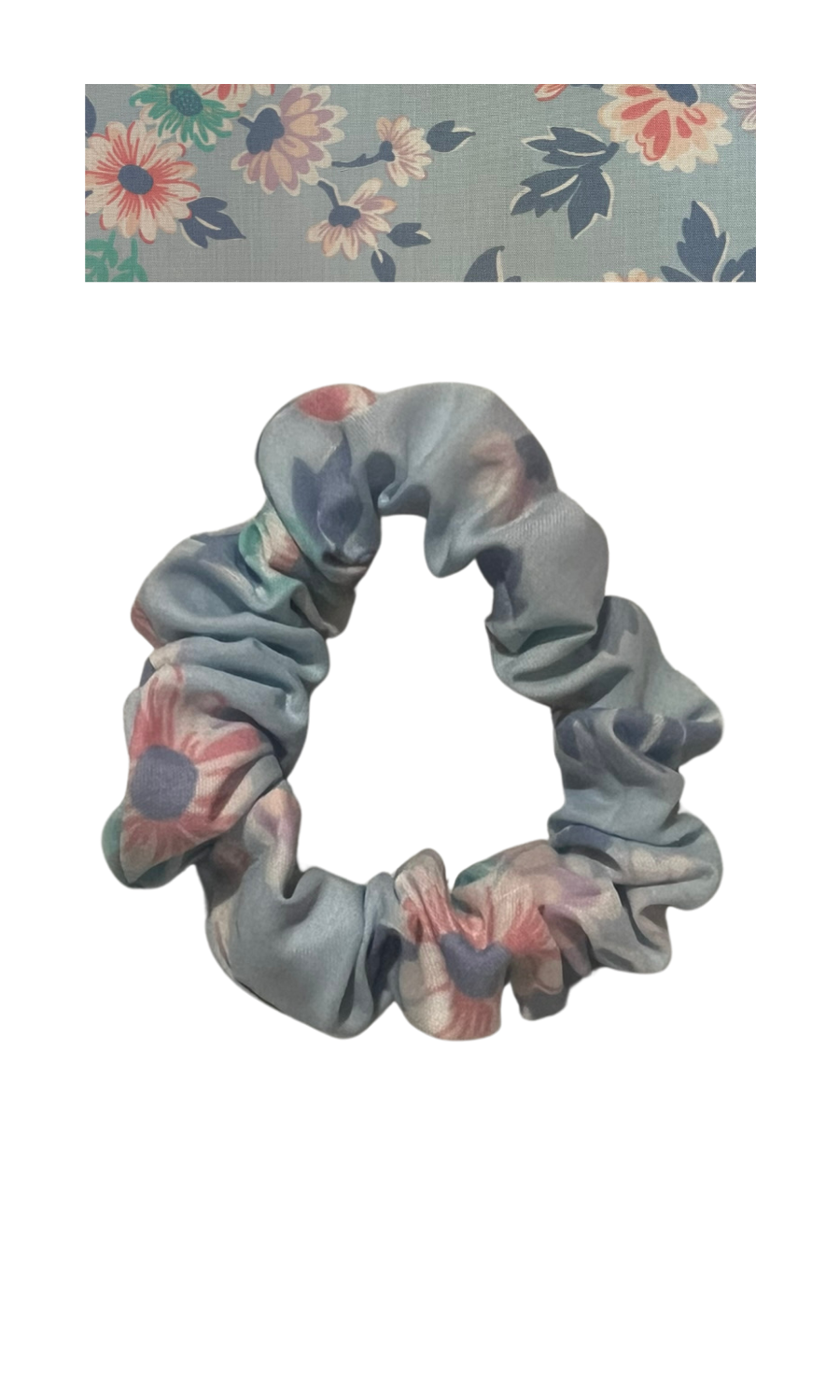 Pale blue with larger daisy-like blooms