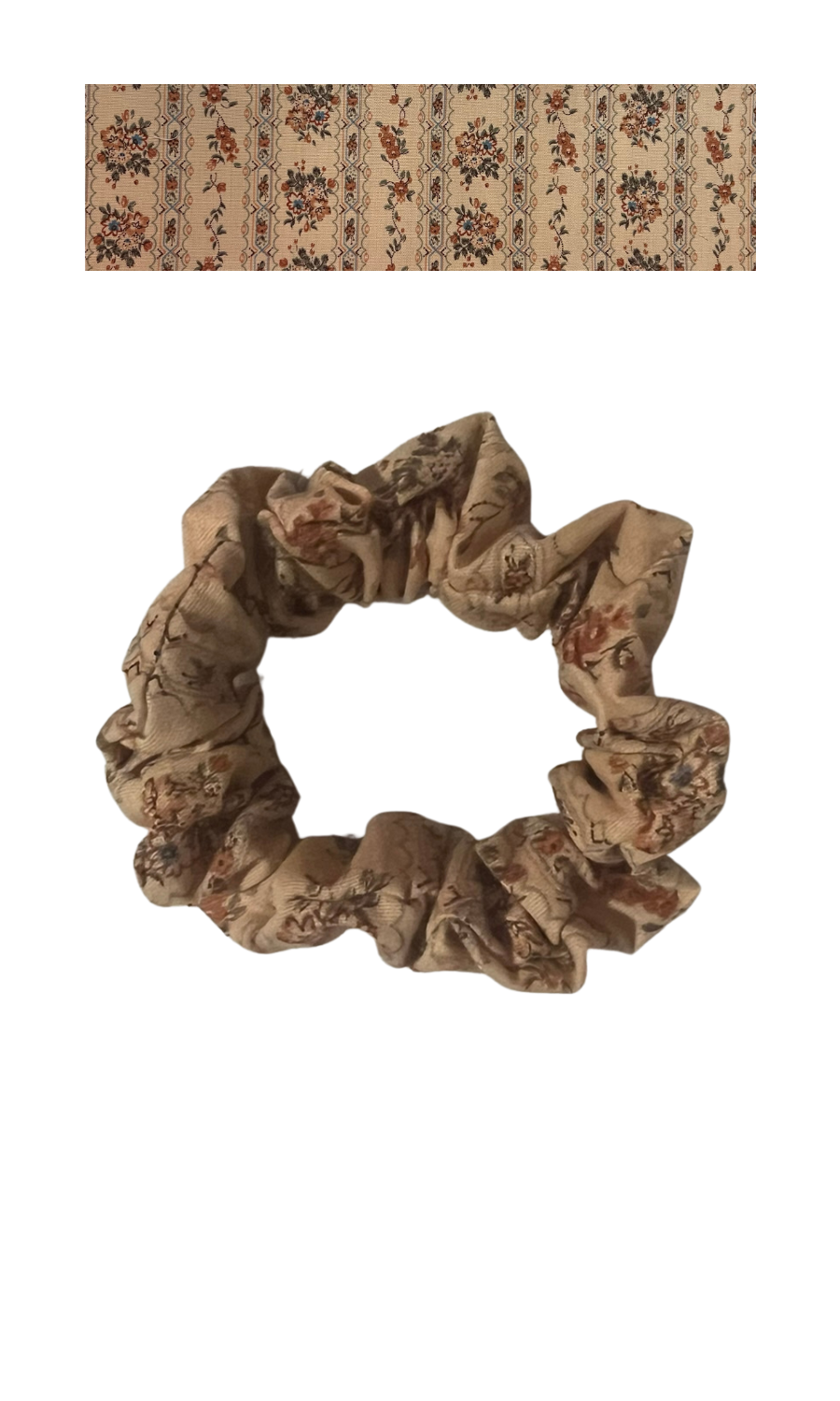 Beige with ornate floral medallions