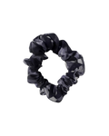 Black and gray patterned scrunchie 